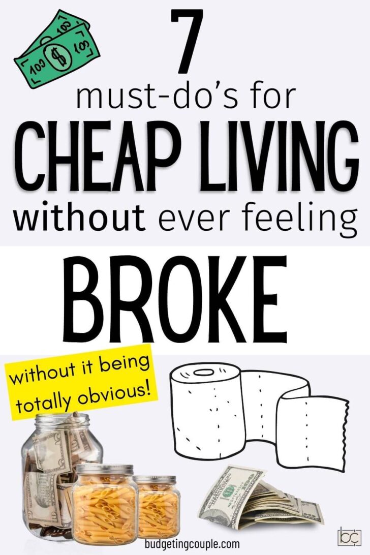 Live on Nothing Tips to Save Money! Cheap Living Tips and Tricks.
