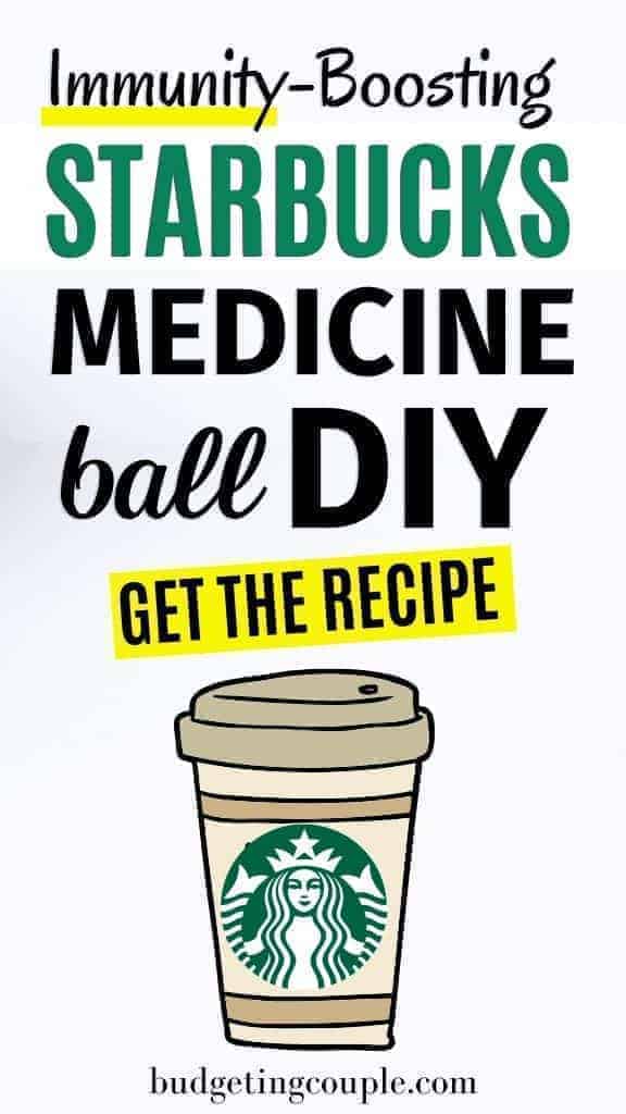 Starbucks Medicine Ball Tea Recipe (Aka Cold Buster) Budgeting Couple