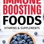 immunity boosting foods, vitamins, supplements, and products