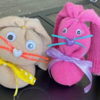 DIY Easter Sock Bunny Kids Craft