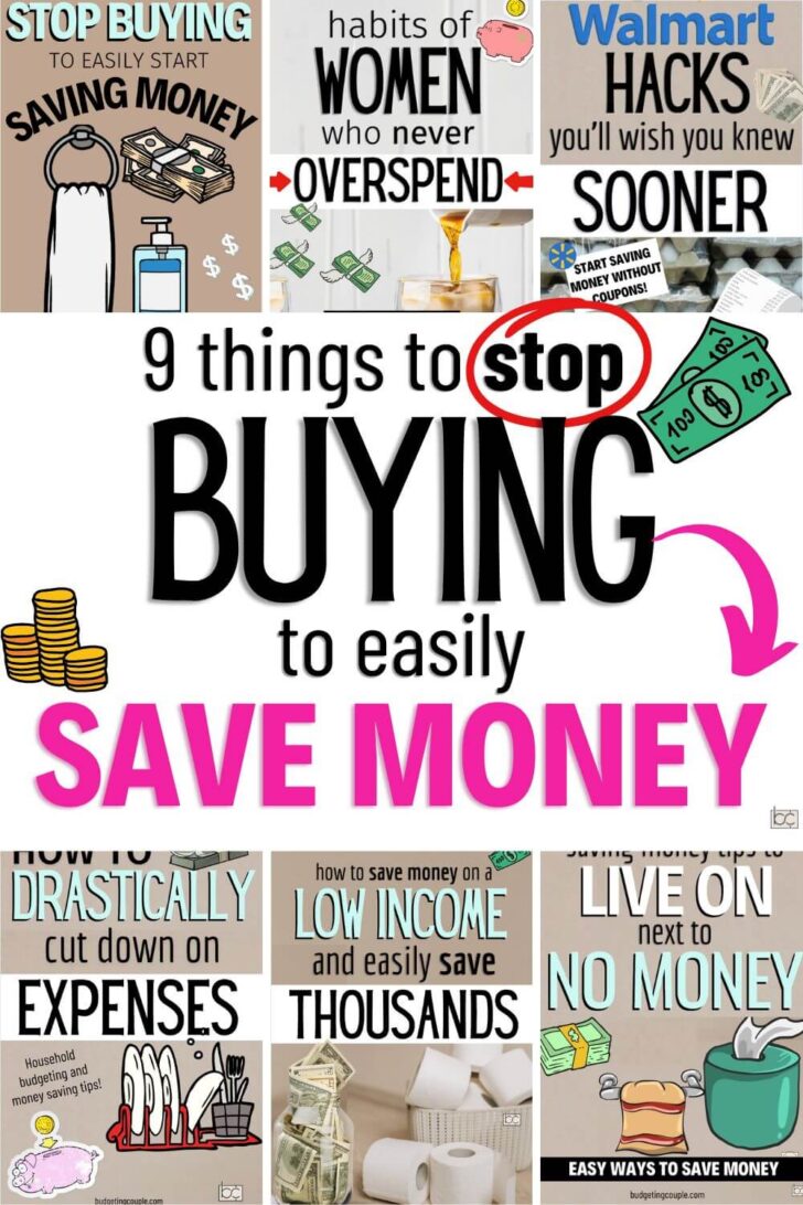 Things to Stop Doing (best way to save money fast on a low income)