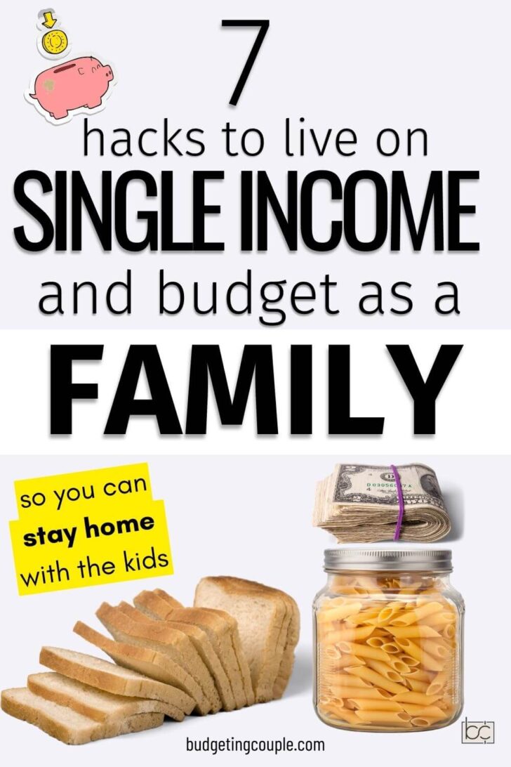 Best Ways to Live on One Income! Easy Ways to Save Money Fast.