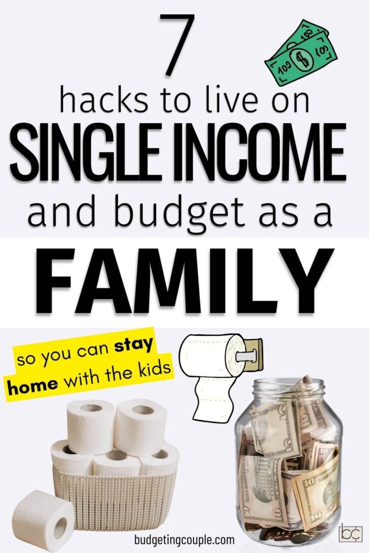 Easy Ways to Live on One Income! Tips for Budgeting Money.