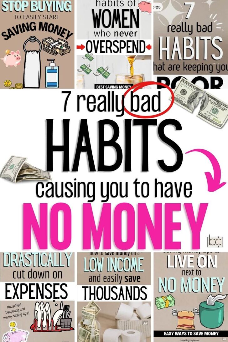 Easy Money Saving Plan (how to break bad money habits and how to save money)