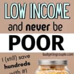save money low income
