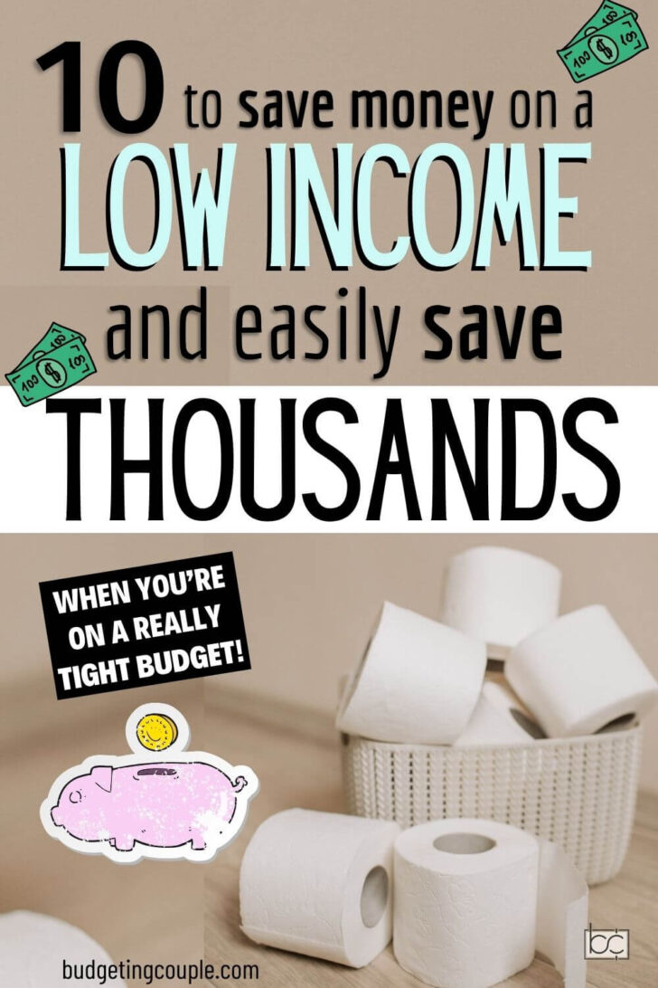 Easy Money Saving Tips on a Low Income! Budgeting Money Tips.