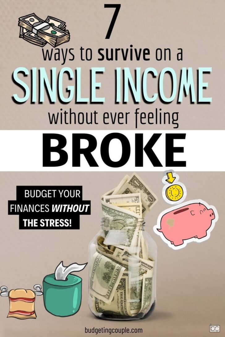 How to Save Money on One Income! Budget Saving Tips.
