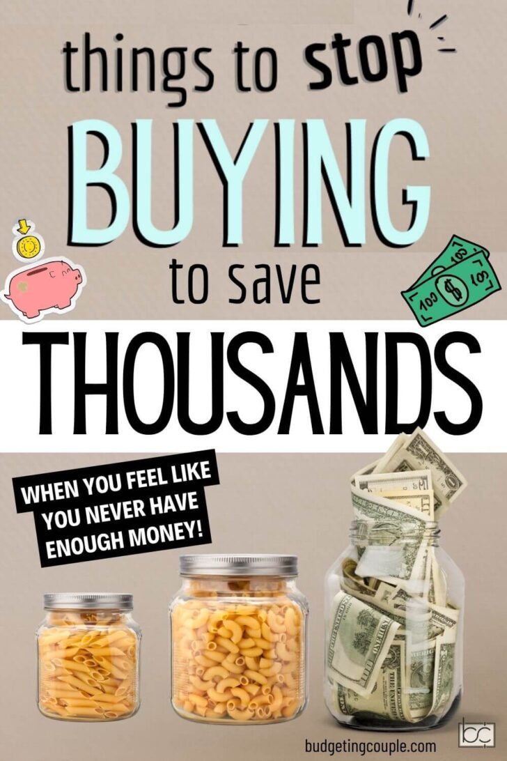 What to Stop Buying to Save Money! Budget Saving Tips.