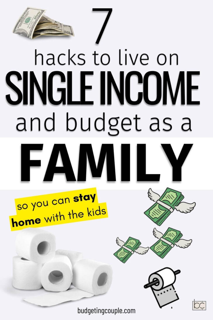 Budgeting Hacks for One Income Family! How to Save Money Ideas.
