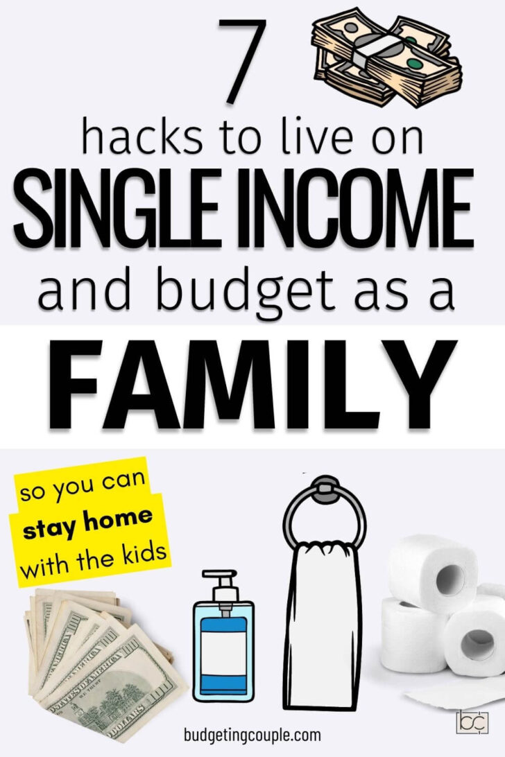Easy Ways to Live on One Income! Best Tips to Save Money.