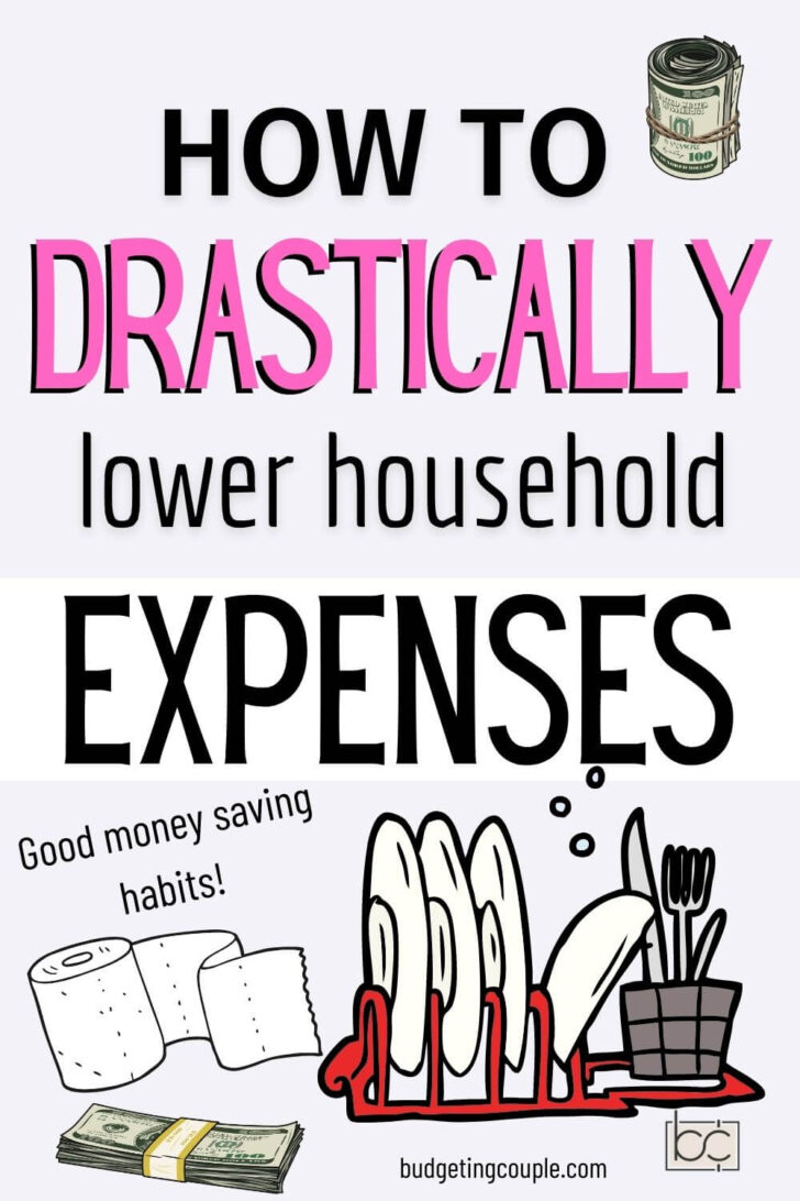 Money Saving Habits for Household Expenses! Easy Frugal Money Habits.