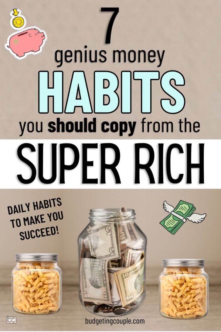 Genius Habits of the Wealthy! Easy Ways to Save Money.