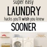 laundry hacks to save time and money