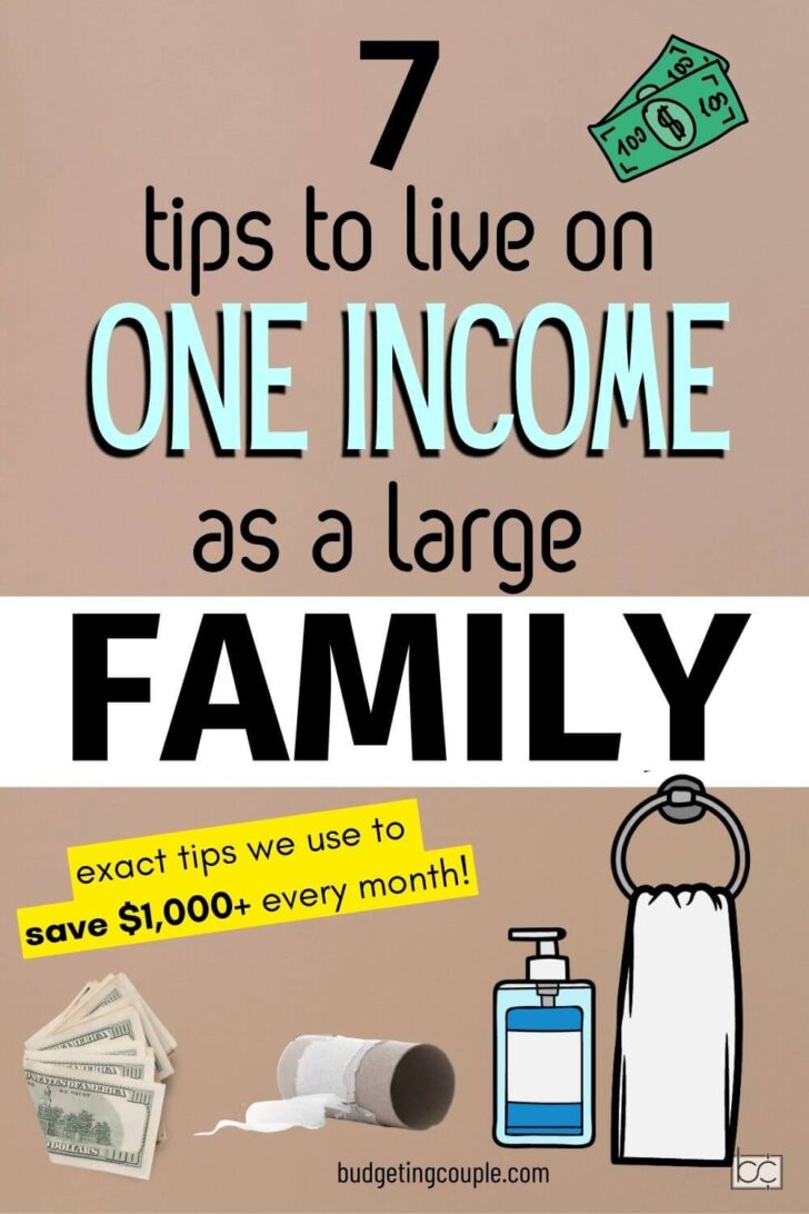 How to Budget With One Income! Easy Money Saving Tips.