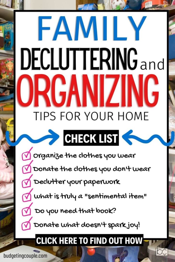 Marie Kondo Organizing Checklist! Tidy Home Tips.