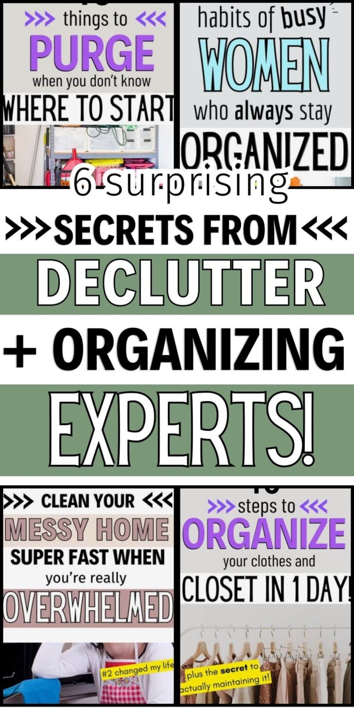 Clean House Tips and Organizing Ideas! Decluttering House Ideas.