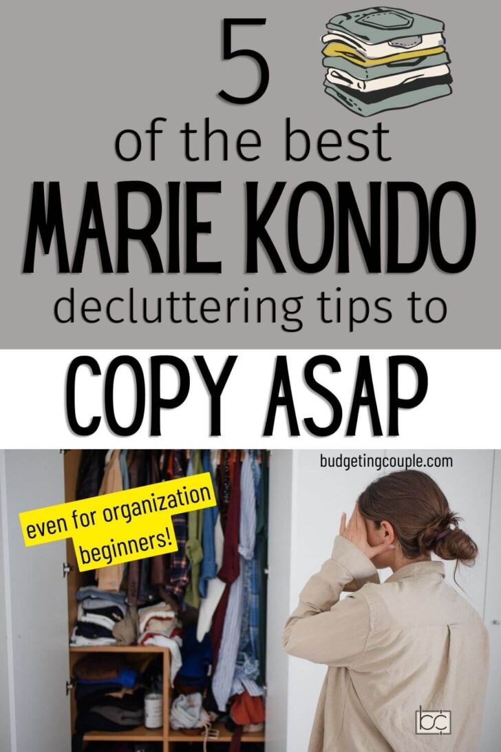 The Best Marie Kondo Organizing Tips! Tidy Home Hacks.