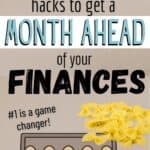 get a month ahead of finances