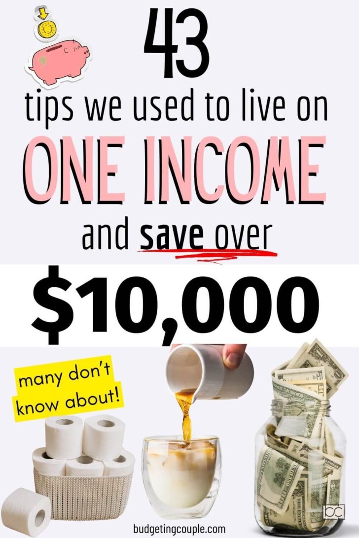Simple Ways to Save Money Frugal Living! One Income Budget Hacks.