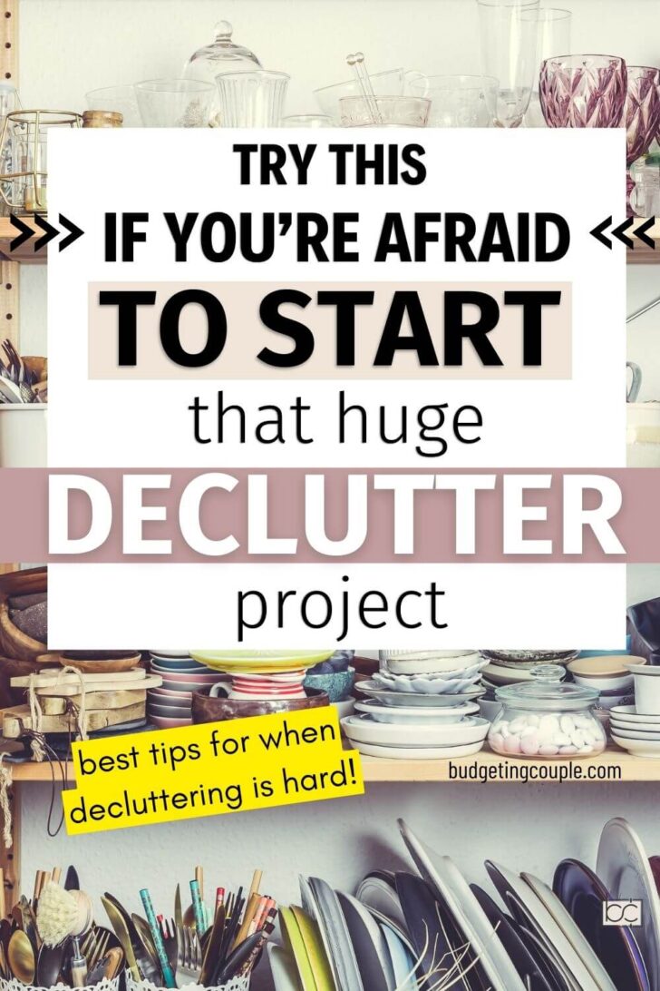 Easy Steps to Declutter Your House! Home Declutter List.