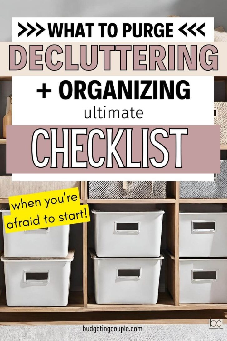 Easy Organizing Life Hacks and Decluttering Tips.
