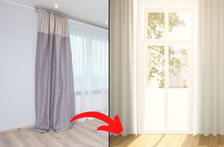 correct length curtains