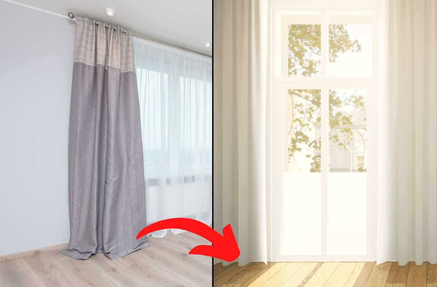 How to Hang Curtains to Make Your Home Look Expensive - Budgeting Couple