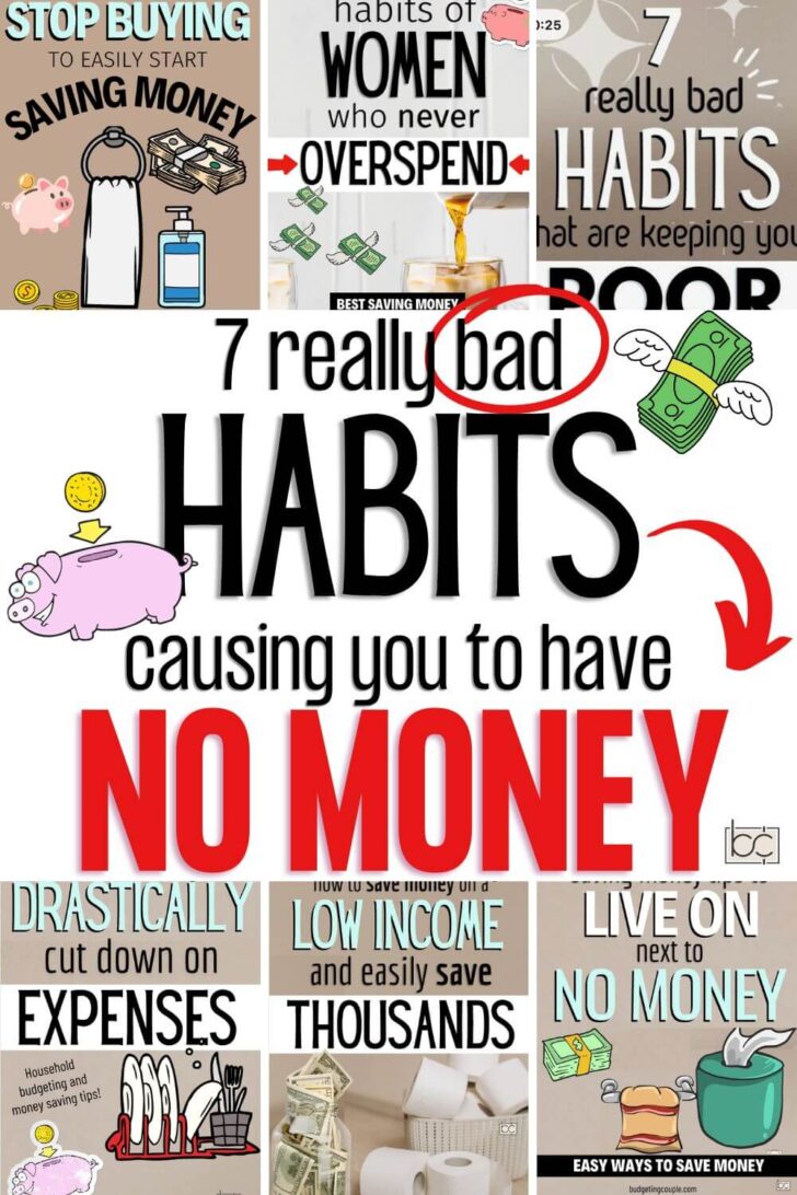 Tips on How to Save Money and Budget! Quit Your Bad Money Habits Fast.