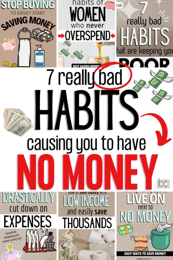 Frugal Living Tips for Beginners! Bad Money Habits to Quit.