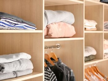 organized closet when you declutter