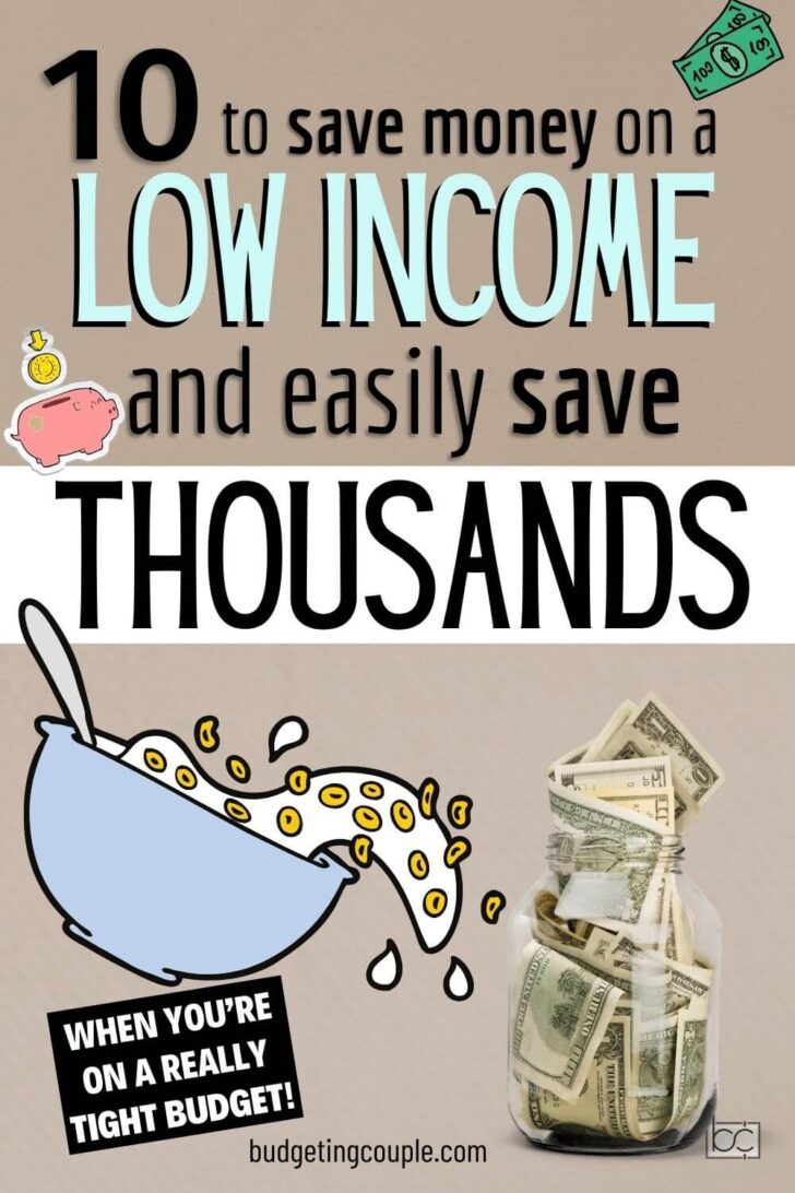 How Save on a Low Income! Tips on Saving Money Fast.
