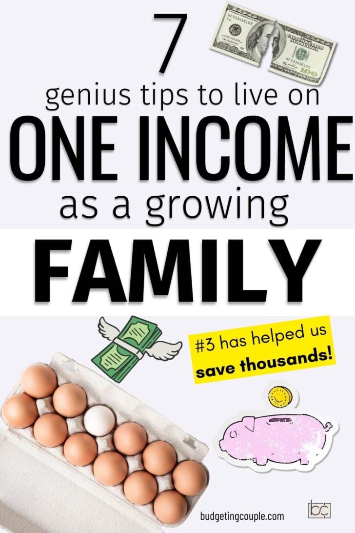 Easy Ways to Live on One Income! Top Ways to Start Frugal Living.