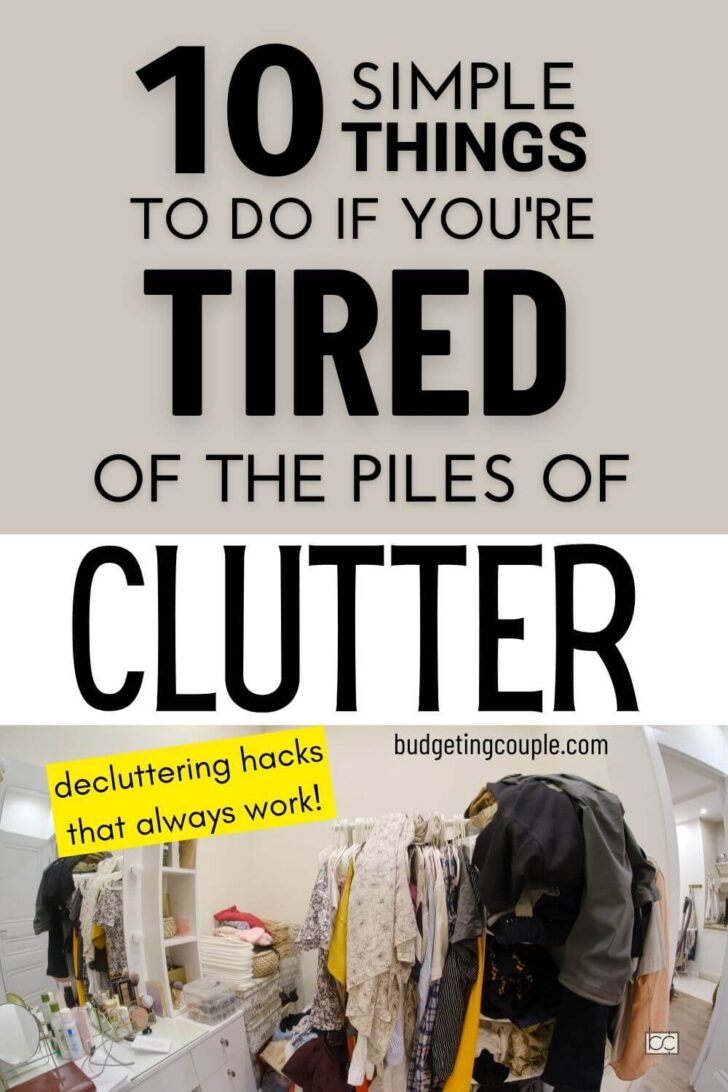 Decluttering Ideas and Where to Start! Cleaning House Tips and Tricks.