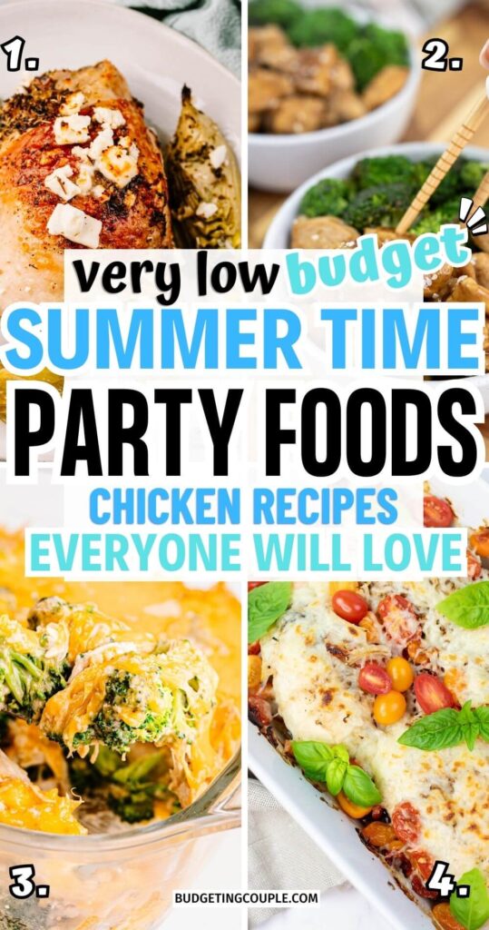 20 Cheap Party Foods for Summer - Budgeting Couple