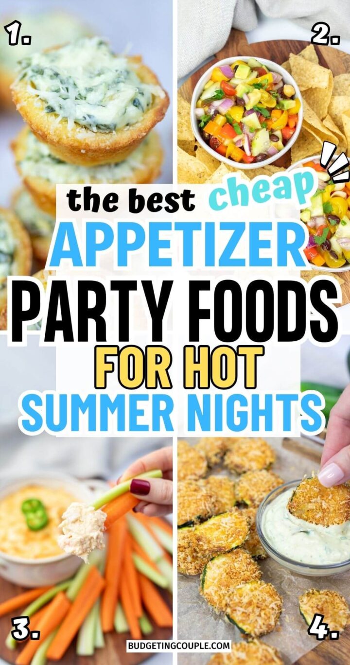 20 Cheap Party Foods for Summer - Budgeting Couple