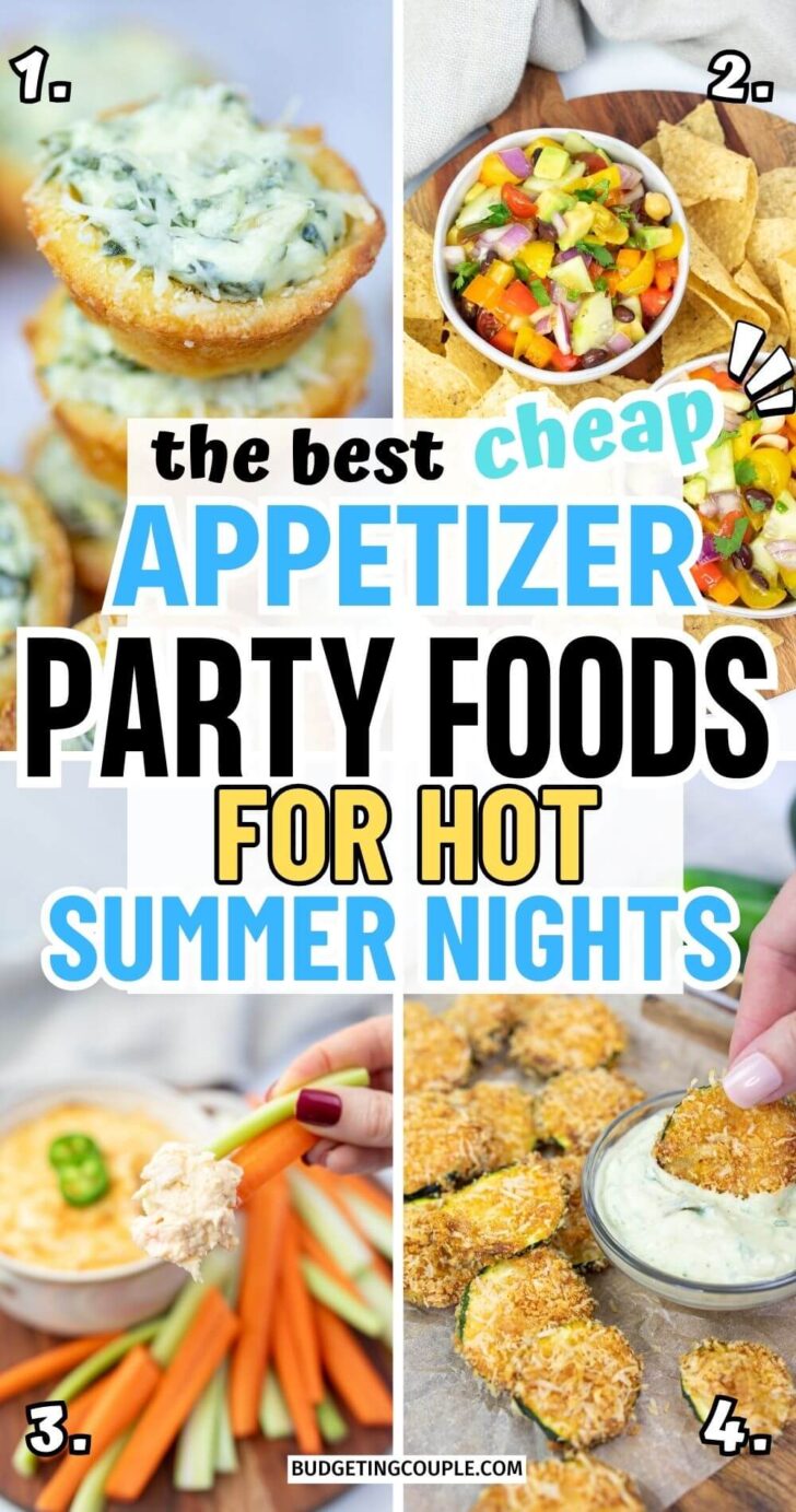 Super Cheap Appetizer Ideas for a Summer Party (outdoor bbq cookout side dishes and meals)