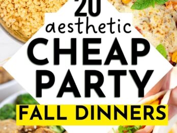 Healthy Budget Friendly Meals (Try These Easy Crowd Pleasing Fall Recipes)