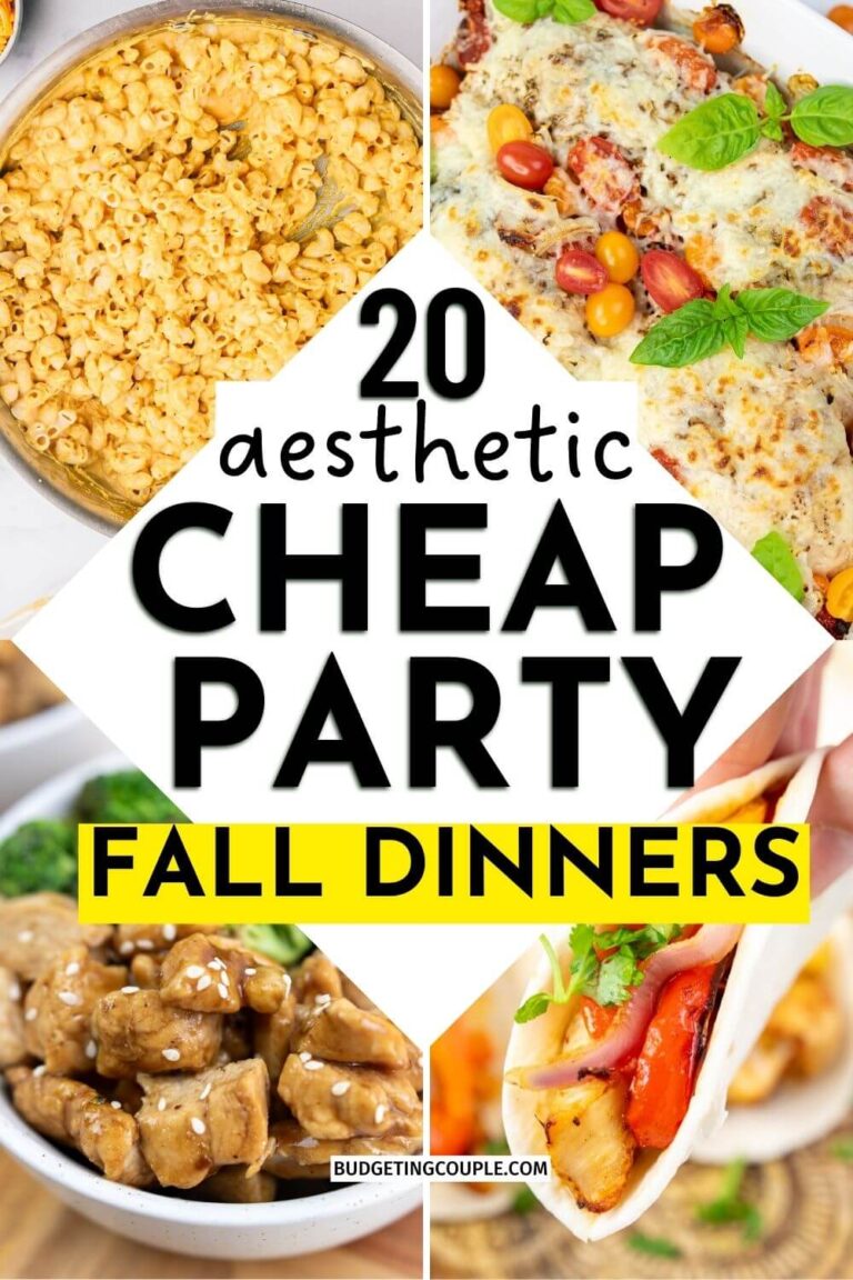 20 Aesthetic Cheap Fall Dinner Party Recipes - Budgeting Couple