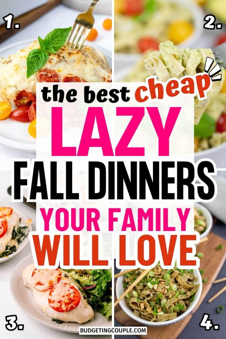20 Lazy Cheap Dinners for Fall - Budgeting Couple