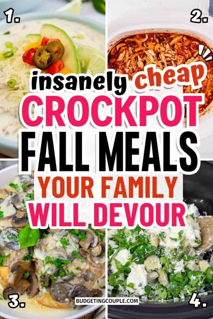 20 Cheap Fall Comfort Food Dinners - Budgeting Couple