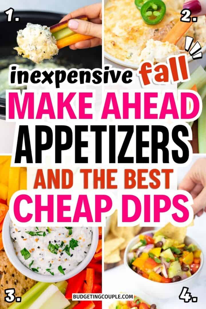 20 Cheap Fall Appetizers - Budgeting Couple