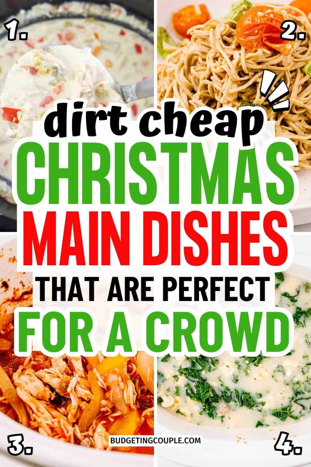 20 Cheap Christmas Dinners - Budgeting Couple