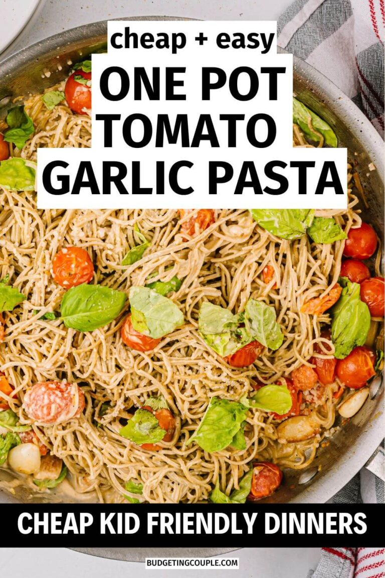 20 Cheap Kid Friendly Dinners - Budgeting Couple
