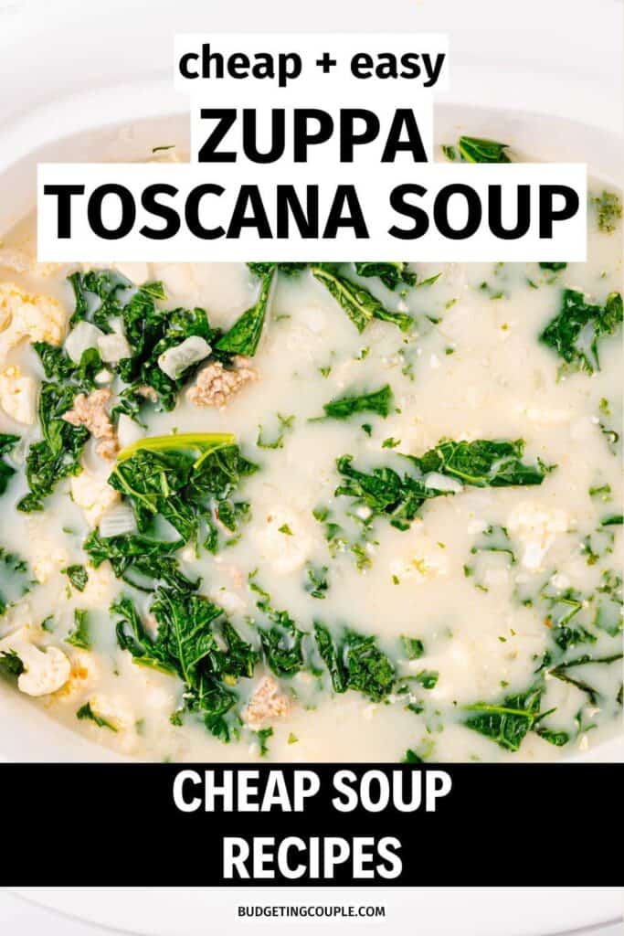 20 Cheap Soup Recipes - Budgeting Couple