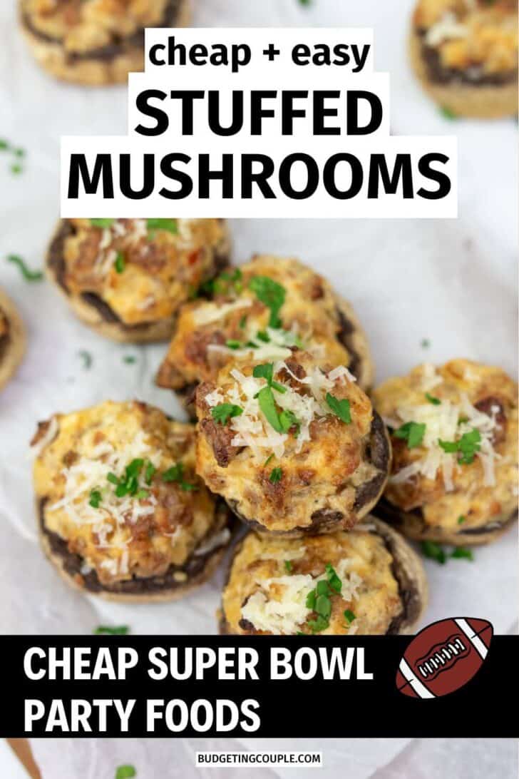 Cheap Super Bowl Party Foods: game day food football appetizers easy healthy Good inexpensive meals potluck dinner ideas