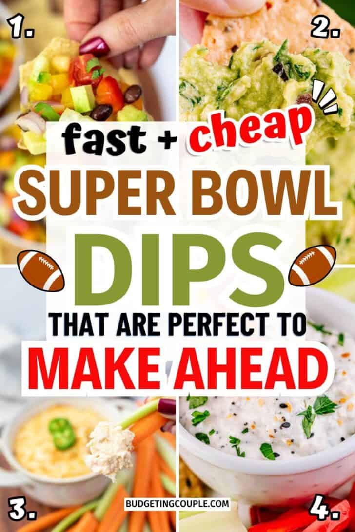 Cheap Super Bowl Party Foods: football food ideas appetizers best football game recipes Quick cheap healthy meals budget