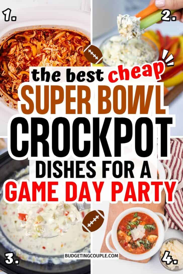 Cheap Super Bowl Party Foods: quick easy game day food potluck main dish recipes quick and easy game day appetizers
