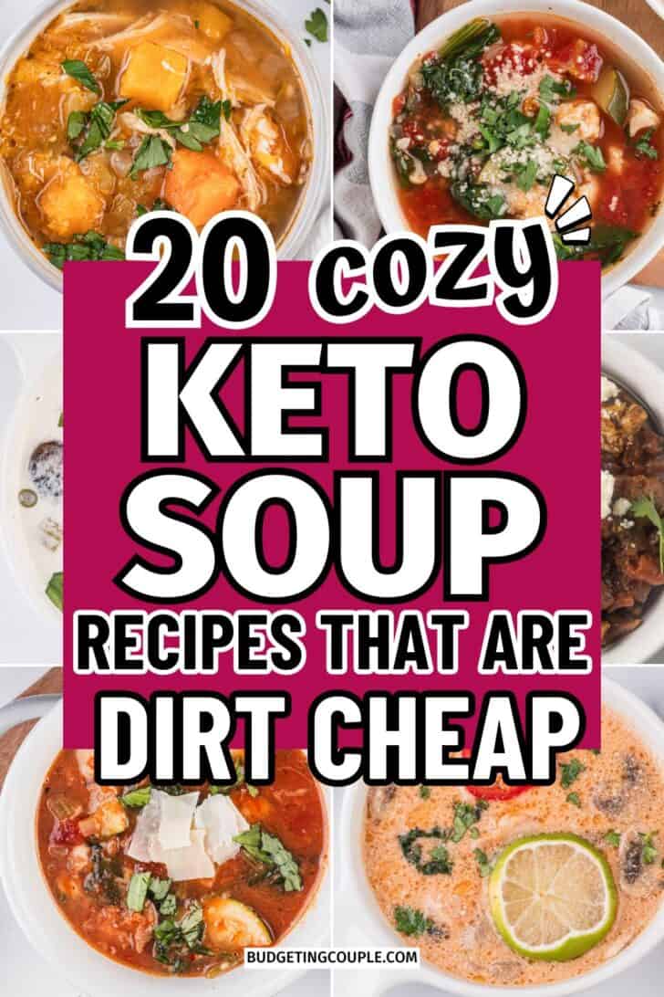 Cheap Keto Soup Recipes: Quick cheap healthy meals budget, slow cooker recipe simple, easy dinner gluten free