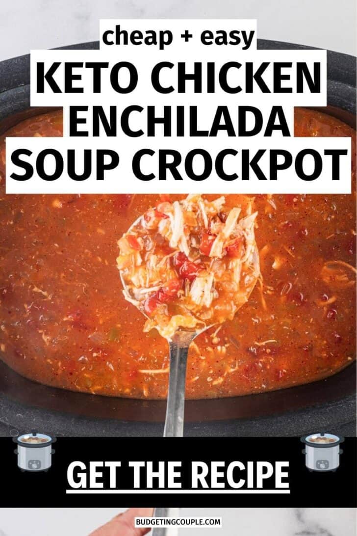 Cheap Keto Crockpot Soup Recipe for Freezer: cheap meals you can freeze, keto meal you can freeze and reheat, healthy meal you can freeze and reheat