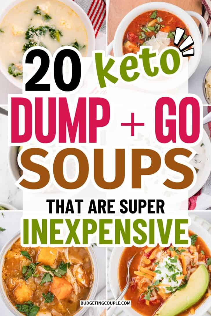 Cheap Keto Soup Recipes: low carb high protein recipe quick, crockpot meals meal prep, budget meals aesthetic